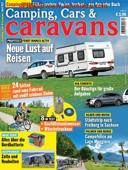 [德国版]Camping Cars &  Caravans 户外露营房车杂志 2021年4月刊